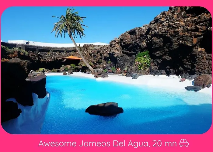 Full Relaxation - Private - Sea View - Stunning Garden - 2 Terraces - 2 Bedrooms - Wifi - Parking - Washing Machine Güime