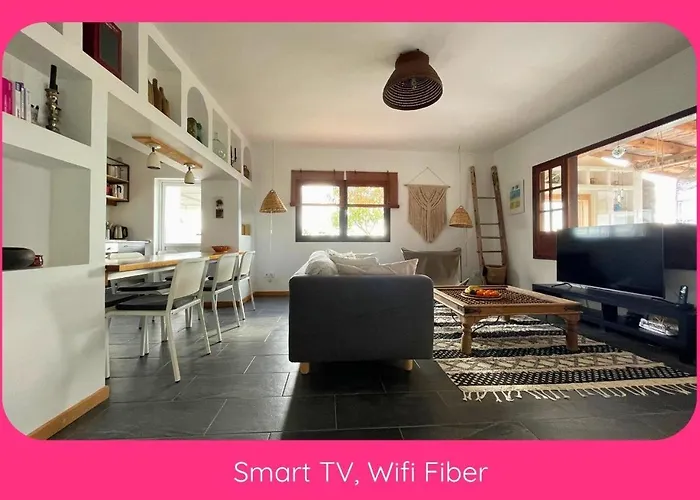 Full Relaxation - Private - Sea View - Stunning Garden - 2 Terraces - 2 Bedrooms - Wifi - Parking - Washing Machine Güime